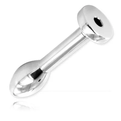 Anal Black Label Black Label Teardrop Penis Plug RVS