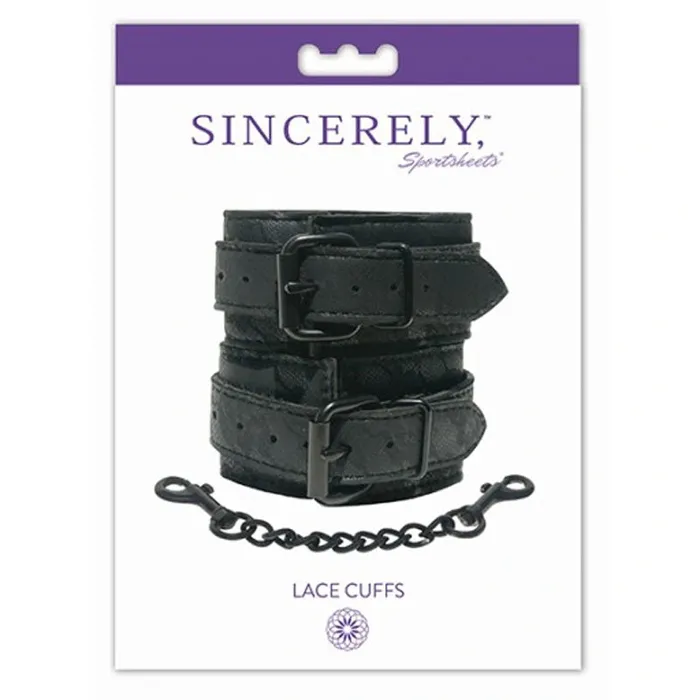 Couples Sportsheets Sincerely Lace Cuffs
