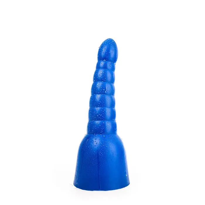 Dildos | All Black All Blue - Geribbelde Anaal Dildo - 34 x 11 cm - Blauw Dildos | All Black All Blue - Geribbelde Anaal Dildo - 34 x 11 cm - Blauw