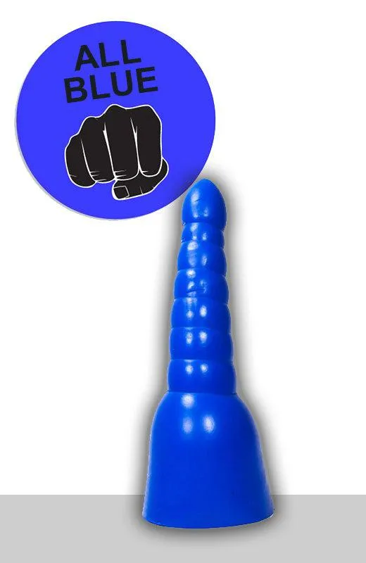 Dildos | All Black All Blue - Geribbelde Anaal Dildo - 34 x 11 cm - Blauw Dildos | All Black All Blue - Geribbelde Anaal Dildo - 34 x 11 cm - Blauw