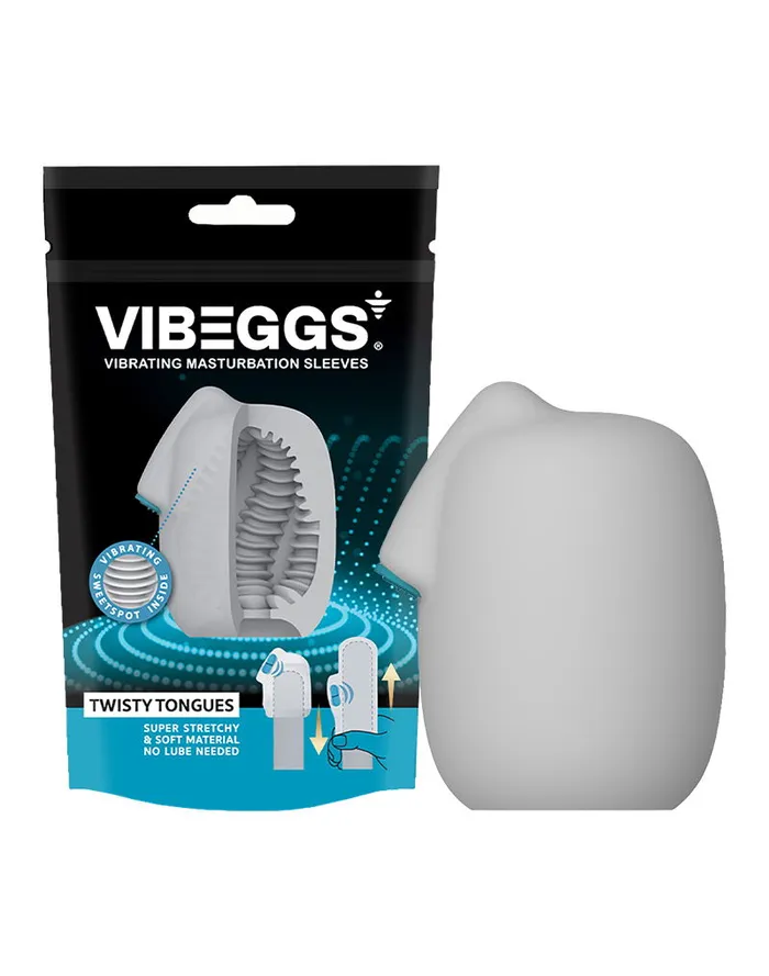 Female Sex Toys VIBEGGS VIBEGGS Twisty Tongues Vibrerende Masturbatie Sleeve n Vinger Vibrator Wit Female Sex Toys VIBEGGS VIBEGGS Twisty Tongues Vibrerende Masturbatie Sleeve n Vinger Vibrator Wit