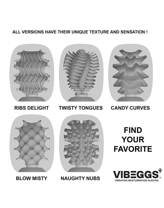 Female Sex Toys | VIBEGGS VIBEGGS - Twisty Tongues - Vibrerende Masturbatie Sleeve èn Vinger Vibrator - Wit