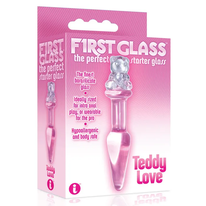 Icon Brand Anal The 9s Frist Glass Teddy Love Glass Butt Plug