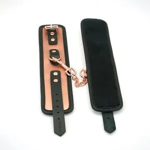 Liebe Seele - Rose Gold Memory - Exclusieve Leren Polsboeien - Met voering Van Ultrazacht Fluweel - Rosé Goud | Liebe Seele Vibrators