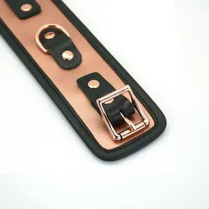 Liebe Seele - Rose Gold Memory - Exclusieve Leren Polsboeien - Met voering Van Ultrazacht Fluweel - Rosé Goud | Liebe Seele Vibrators