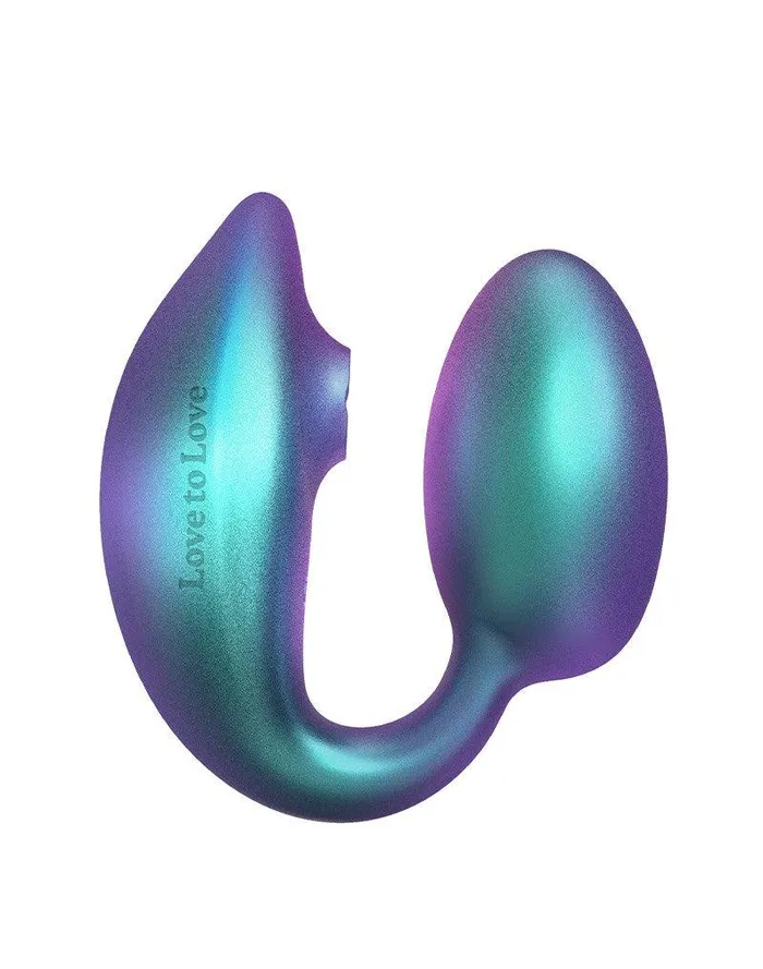 Love to Love Love to Love - Wonderlover - Luchtdruk Vibrator en G-spot Vibrerend Eitje - Turquoise | Vibrators