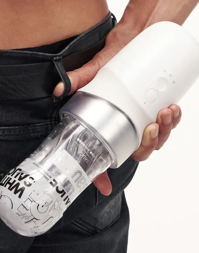 Male Sex Toys | Sauce - Extra Sauce - Elektronische Masturbator Plus White Sauce Masturbator Sleeve - Met 5D Touch Sensor - Sauce