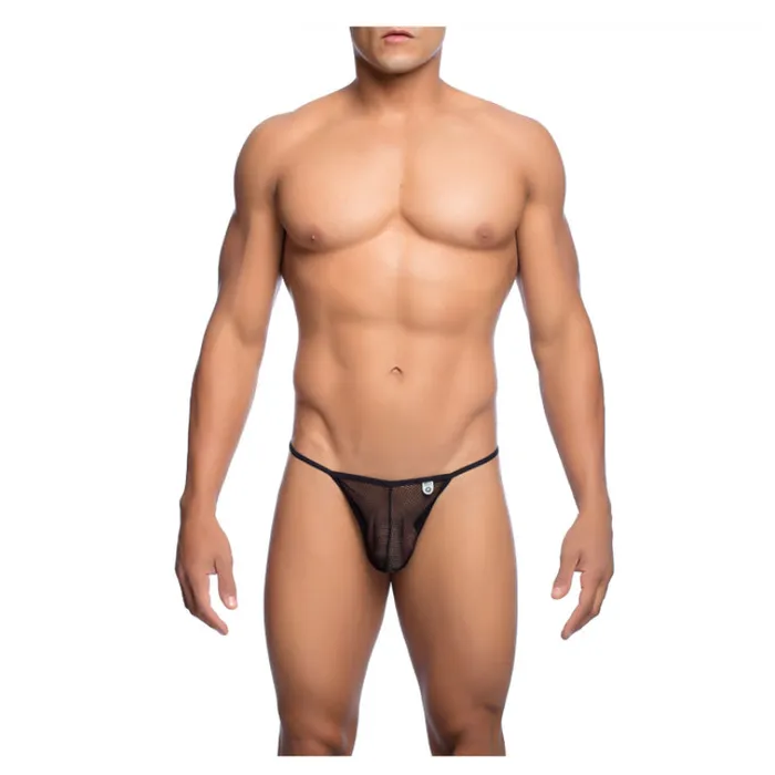 MaleBasics Corp Male Sex Toys Mesh Thong by MOB