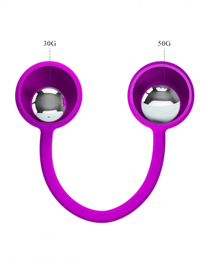 Pretty Love Vibrators | Pretty Love - Kegel Ball III - Vaginale bekkenbodem training Balletjes Met Metalen kogels - Roze