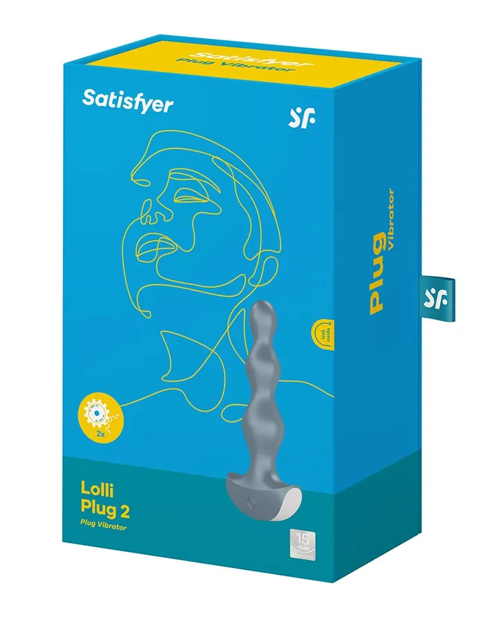 Satisfyer Anal | Satisfyer - Lolli Plug 2 - Vibrerende Buttplug - Grijs