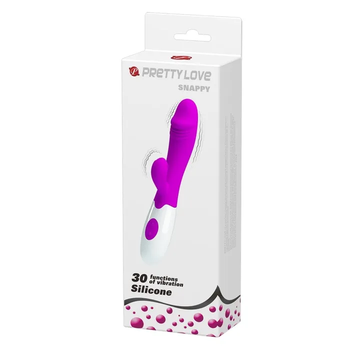 Snappy Vibratore Rabbit in Silicone - 30 modalità di vibrazione | Pretty Love Female Sex Toys