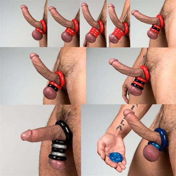 Sport Fucker Sport Fucker - Boner Expansion Pack - Rekbare Cockringen - Rood | Anal
