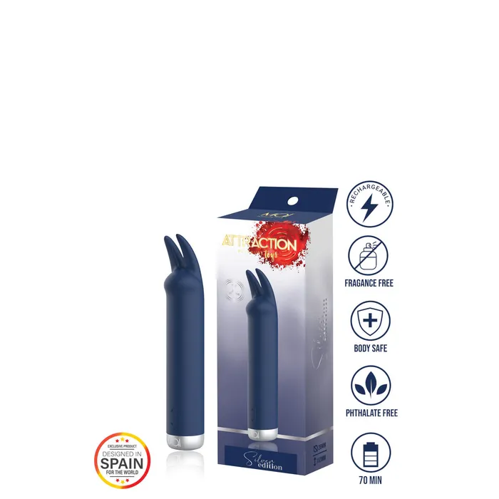 Stimolatore per il Clitoride Attraction Mai Pleasure Toys Azzurro | Attraction Vibrators Stimolatore per il Clitoride Attraction Mai Pleasure Toys Azzurro | Attraction Vibrators