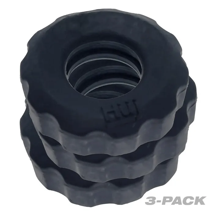 Super Huj 3-Pack Cockrings | Oxballs Male Sex Toys