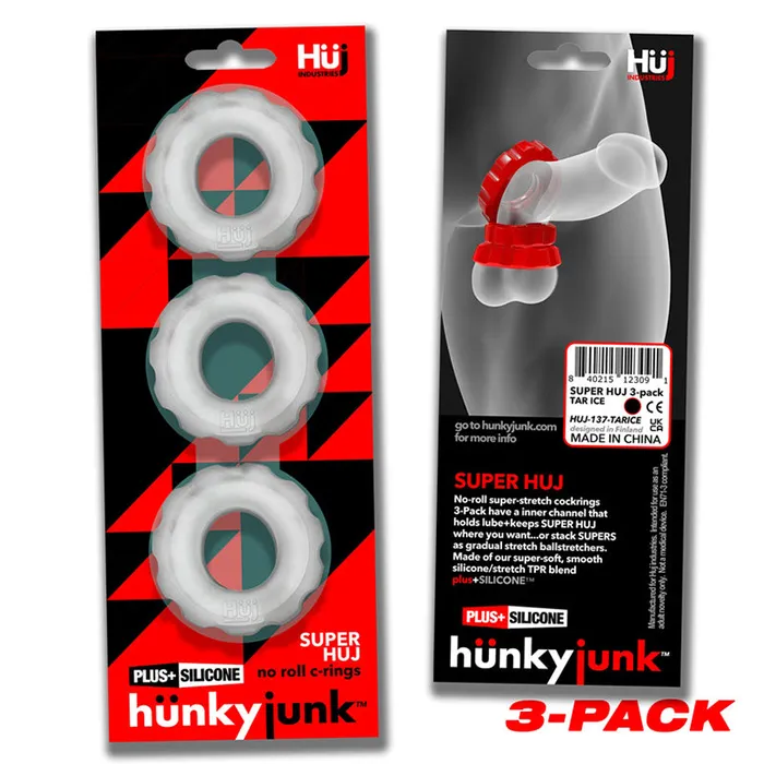 Super Huj 3-Pack Cockrings | Oxballs Male Sex Toys