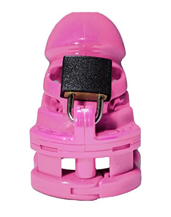 The Vice - Kuisheidskooi - Peniskooi - Chastity Cage - Roze - Verkrijgbaar in de Maten Mini Standaard en Plus | The Vice Male Sex Toys