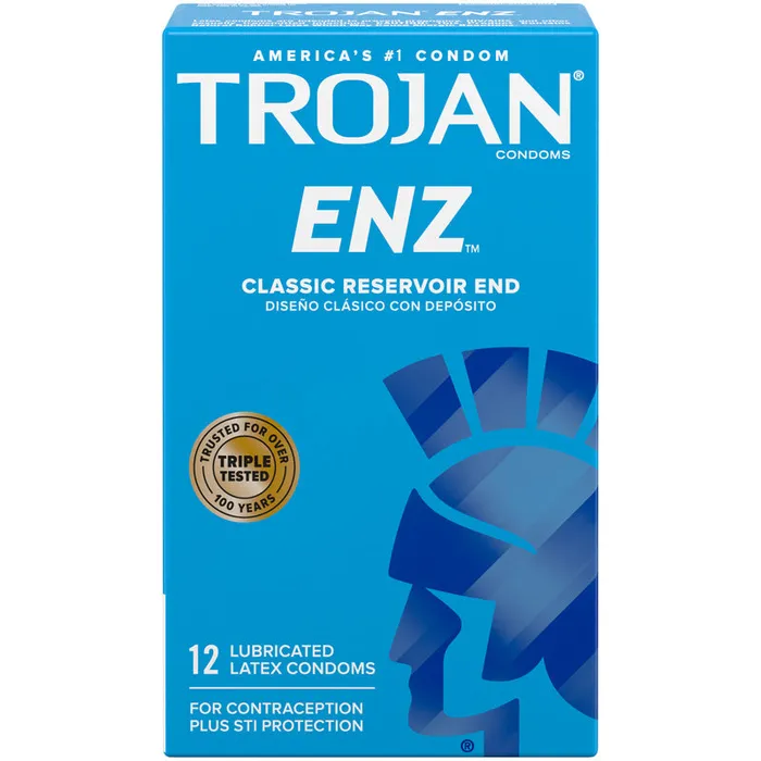 Trojan Condoms Vibrators Trojan ENZ Lubricated Condoms