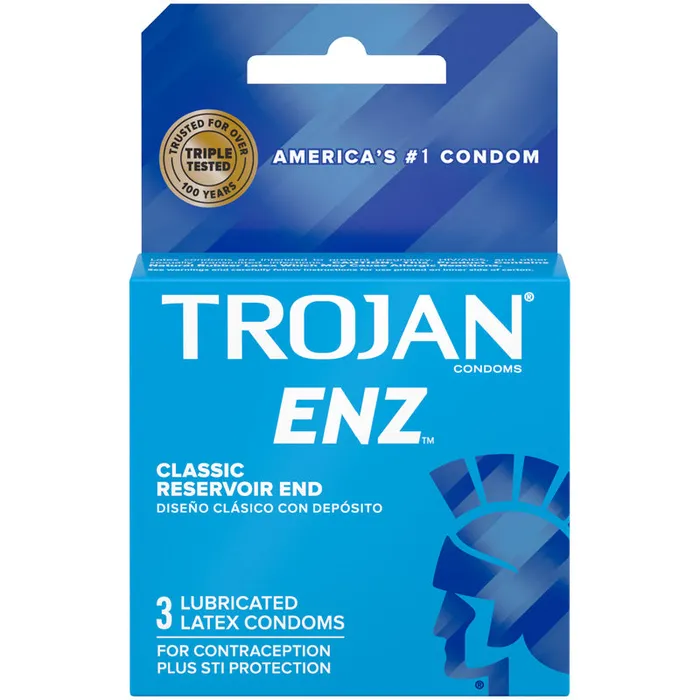 Trojan Condoms Vibrators | Trojan ENZ Lubricated Condoms