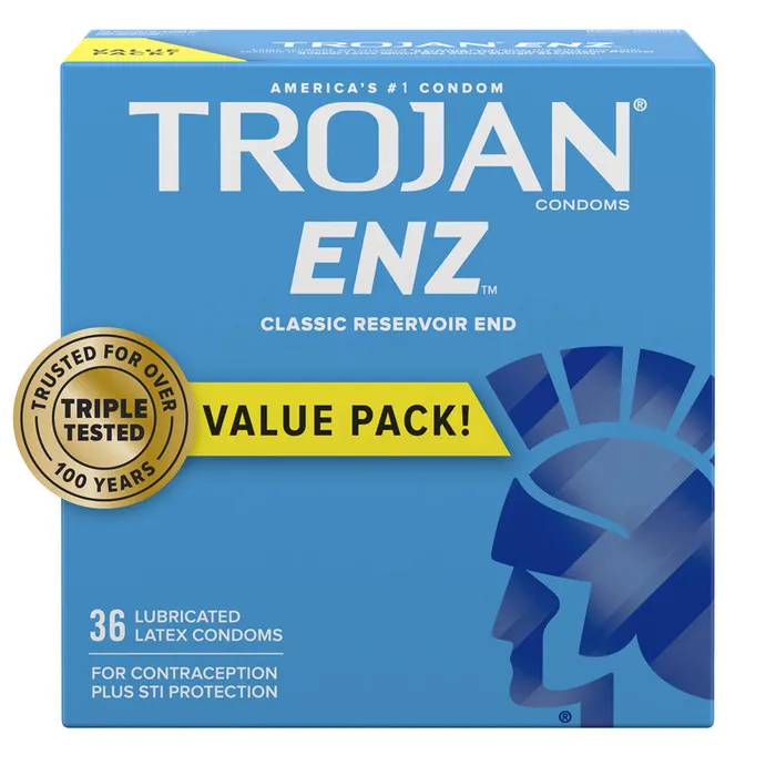 Trojan Condoms Vibrators | Trojan ENZ Lubricated Condoms