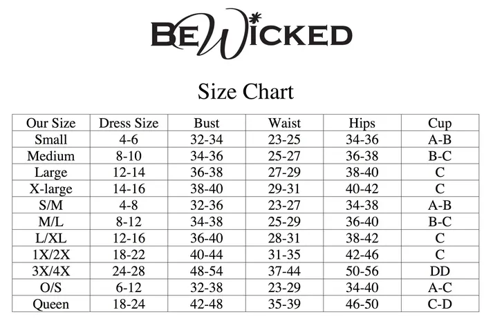 Vibrators | Be Wicked Be Wicked - Brooke Cami Suspender - Zwart