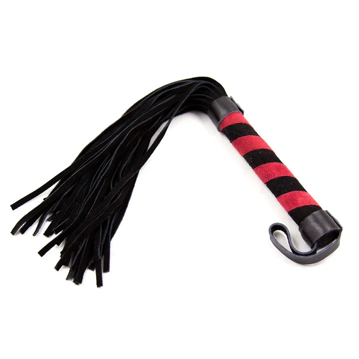 Vibrators Smart Moves Smart Moves Lederen Flogger 39 cm ZwartRood