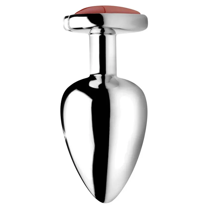 XR Brand Anal | Gemstones Red Jasper Heart Anal Plug