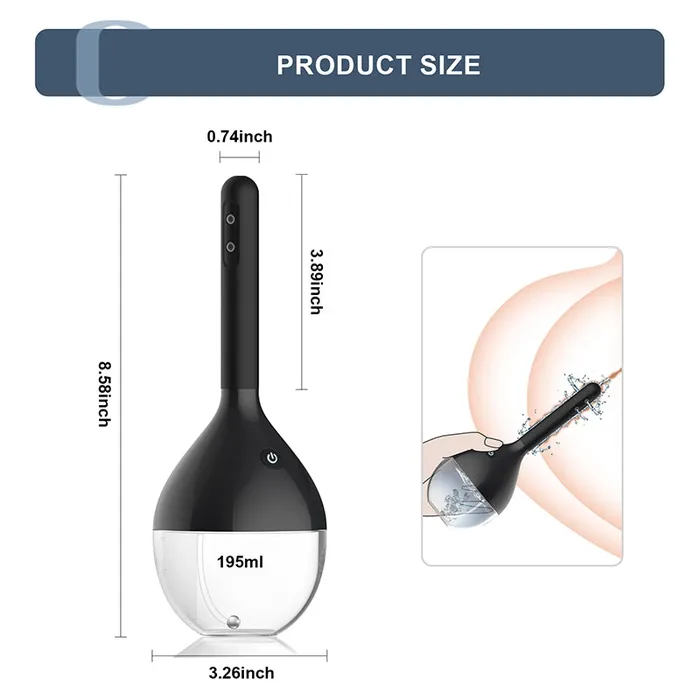 5 Shower Holes Vaginal & Anal Dual-use Silicone Anti-reflux Enema | Lovetoyshub Male Sex Toys 5 Shower Holes Vaginal & Anal Dual-use Silicone Anti-reflux Enema | Lovetoyshub Male Sex Toys