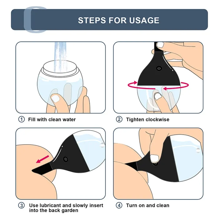 5 Shower Holes Vaginal & Anal Dual-use Silicone Anti-reflux Enema | Lovetoyshub Male Sex Toys 5 Shower Holes Vaginal & Anal Dual-use Silicone Anti-reflux Enema | Lovetoyshub Male Sex Toys
