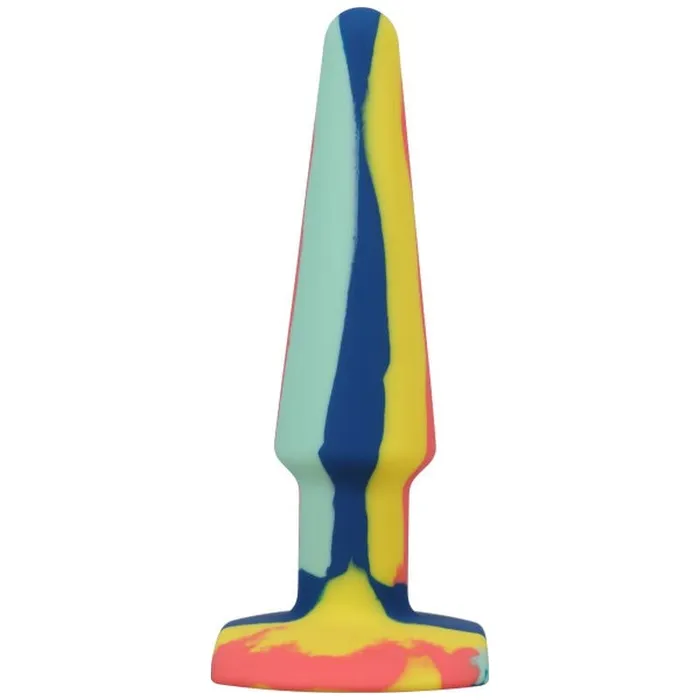 A-Play Male Sex Toys | Groovy Silicone Anal Plug 5in Sunrise A-Play Male Sex Toys | Groovy Silicone Anal Plug 5in Sunrise