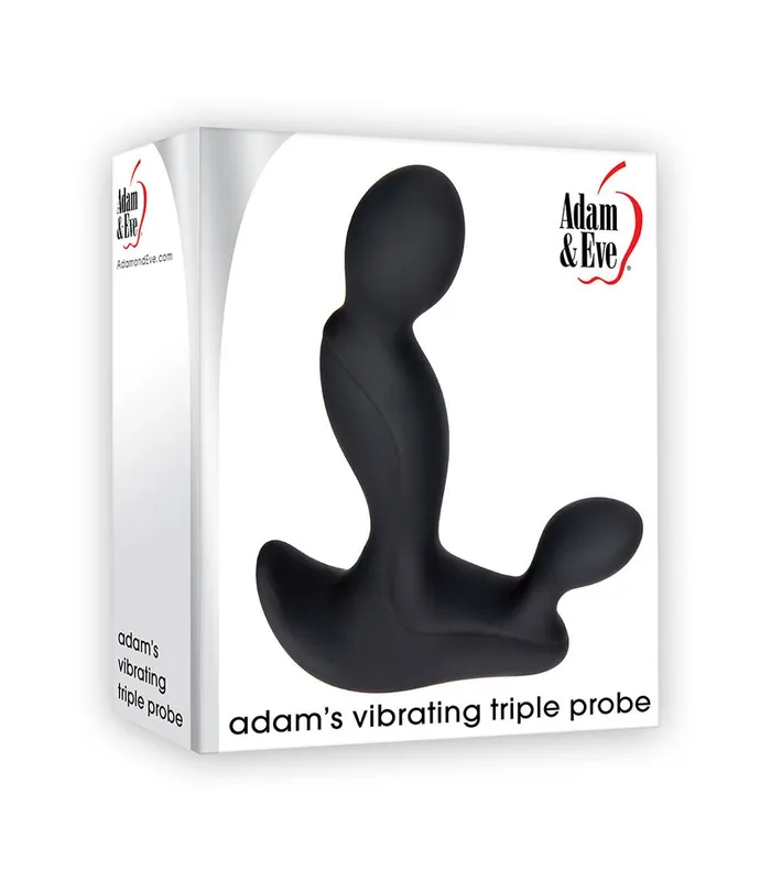 Adam's Vibrating Triple Probe - Black | Adam and Eve Anal
