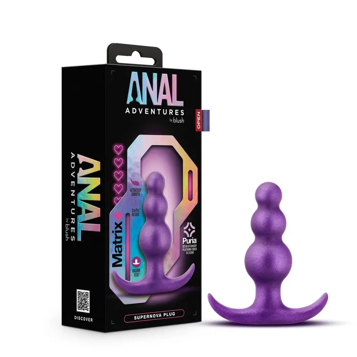 Anal Adventures Matrix - Supernova Plug - Galactic Purple | Blush Anal