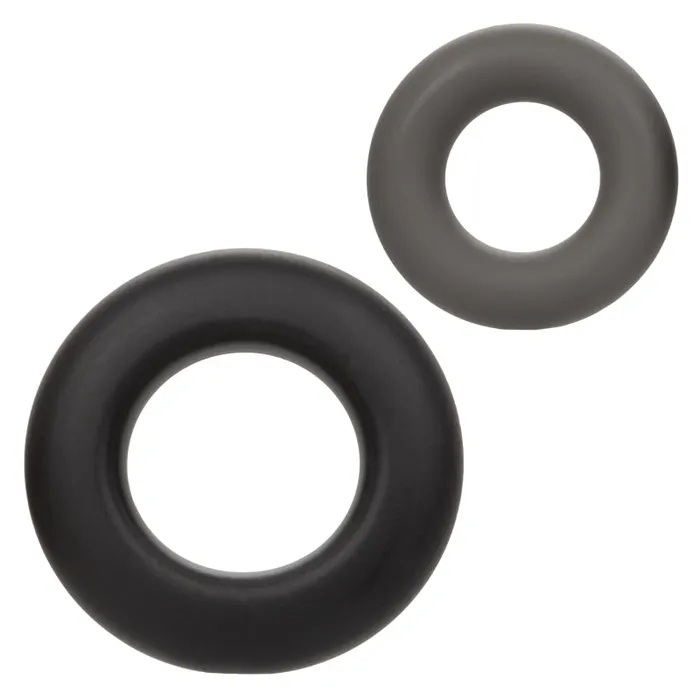 Anal | Calexotics Alpha Liquid Silicone Prolong Set of 2 - Black/gray Anal | Calexotics Alpha Liquid Silicone Prolong Set of 2 - Black/gray