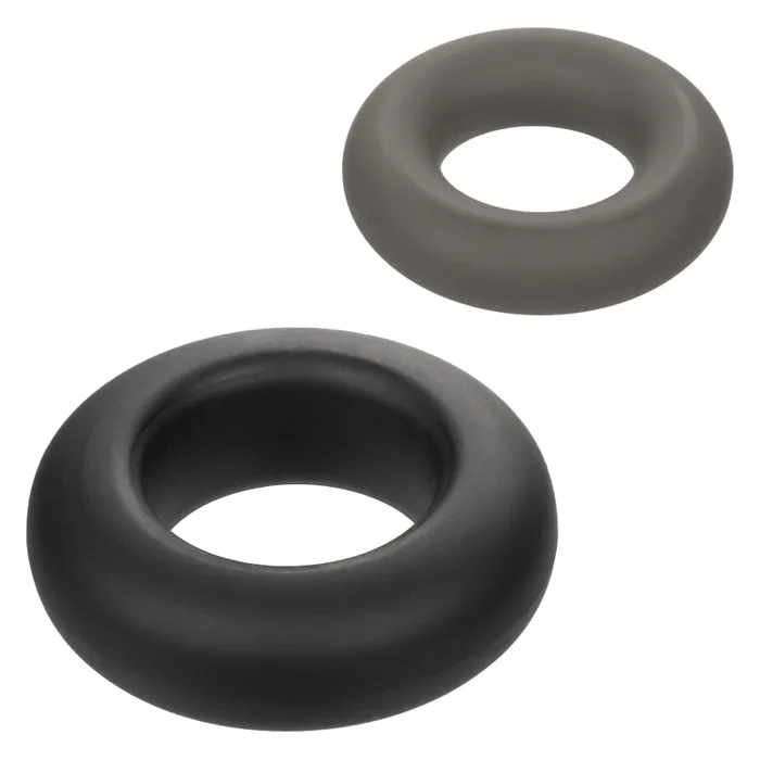 Anal | Calexotics Alpha Liquid Silicone Prolong Set of 2 - Black/gray Anal | Calexotics Alpha Liquid Silicone Prolong Set of 2 - Black/gray