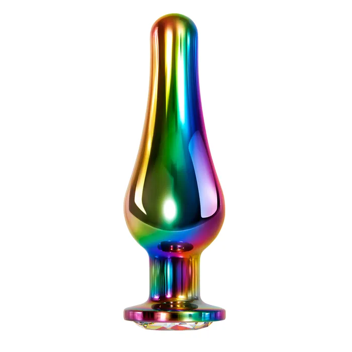 Anal Evolved Novelties Rainbow Metal Plug Large