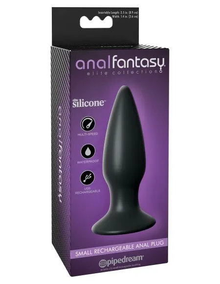 Anal Fantasy Elite Small Rechargeable Anal Plug | Pipedream Male Sex Toys