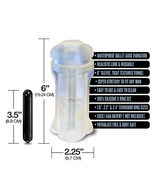 Anal | Global Novelties Mstr B8 Lip Service Vibrating Mouth Pack - Kit Of 5 Clear