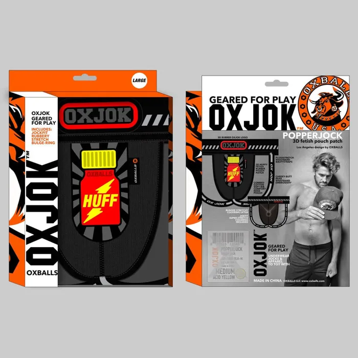 Anal Oxjok Pjocker 3d Rubber Patch Pouch Blackred Medium