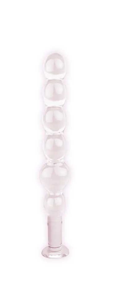 Anal Sale Specials The 9s Glass Thins Elliptical Glass Plug