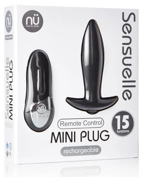 Anal | Sensuelle Remote Control Rechargeable Mini Plug - Novel Creations Usa