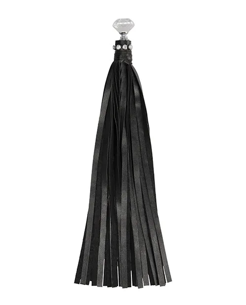 Anal | Shots America Shots Ouch Diamond Studded Whip - Black