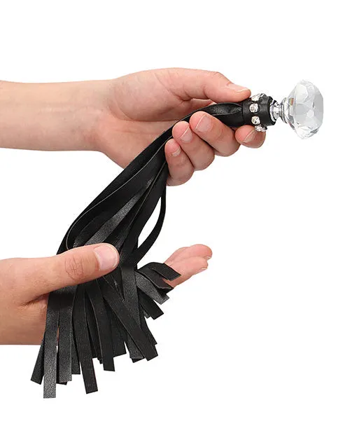Anal | Shots America Shots Ouch Diamond Studded Whip - Black