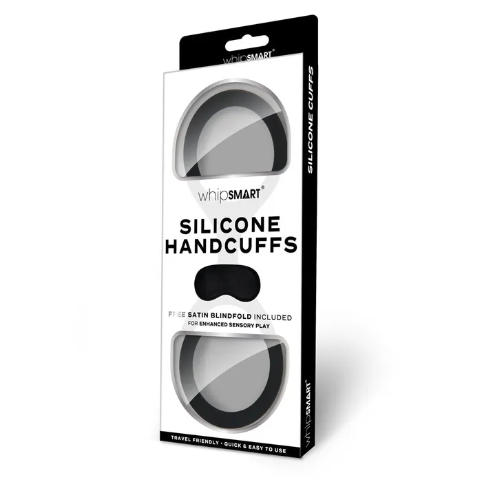Anal | WhipSmart WhipSmart Silicone Handcuffs - Black-(ws1500) Anal | WhipSmart WhipSmart Silicone Handcuffs - Black-(ws1500)