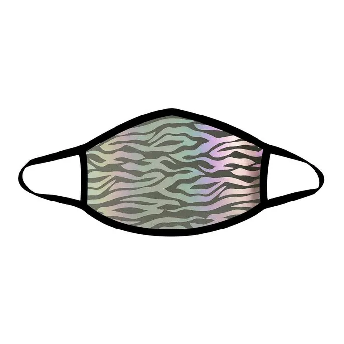 Anal Zebra Multi Reflective Face Mask With Black Trim Neva Nude