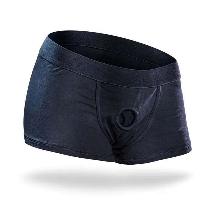 Blush Novelties Anal Temptasia Harness Briefs 2xl Black