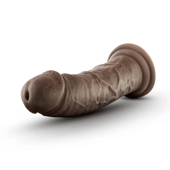 Blush Novelties Dildos | Dr Skin Glide 8in Self Lubricating Dildo Chocolate