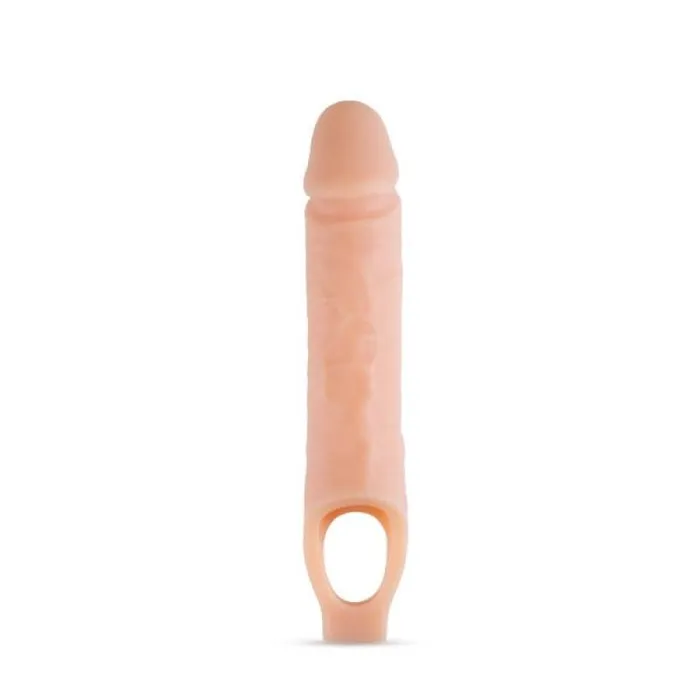 Blush Novelties Performance Plus - 10 Inch Silicone Cock Sheath Penis Extender - Vanilla | Dildos