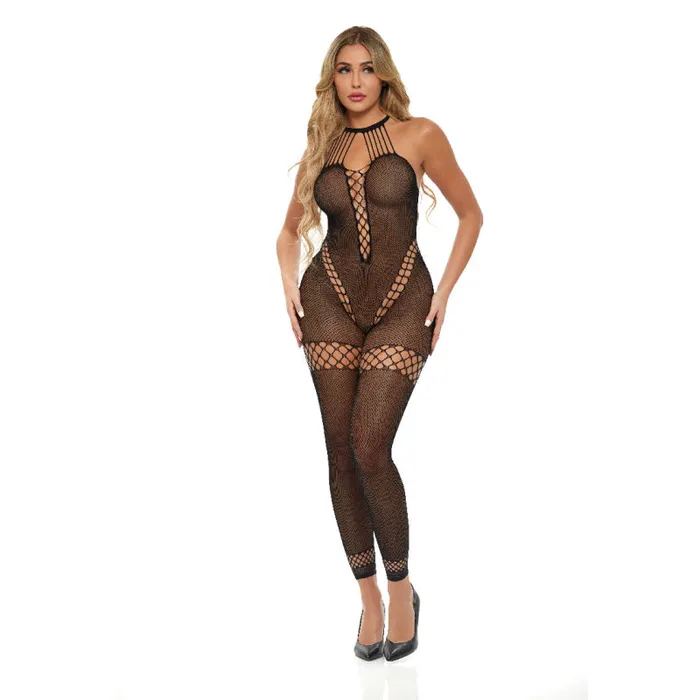 Bodystockings & Playsuits | Pink Lipstick Take You There Bodystocking - One Size - Black Bodystockings & Playsuits | Pink Lipstick Take You There Bodystocking - One Size - Black