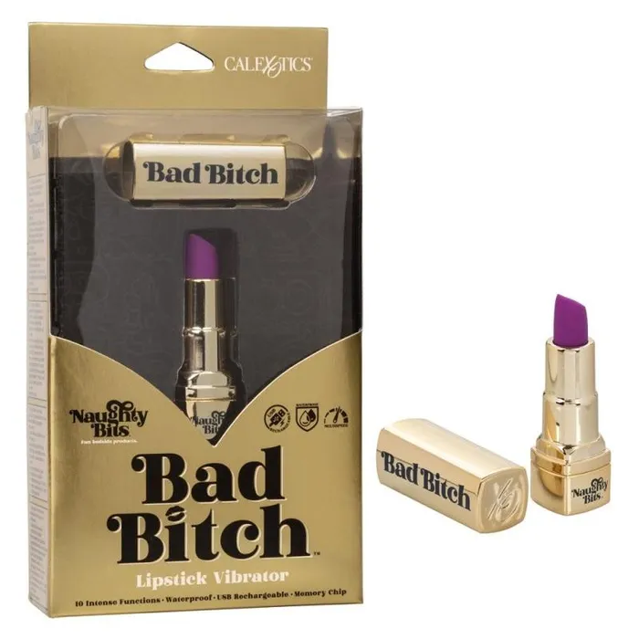 CalExotics Female Sex Toys | Naughty Bits Bad Bitch Lipstick Vibrator CalExotics Female Sex Toys | Naughty Bits Bad Bitch Lipstick Vibrator