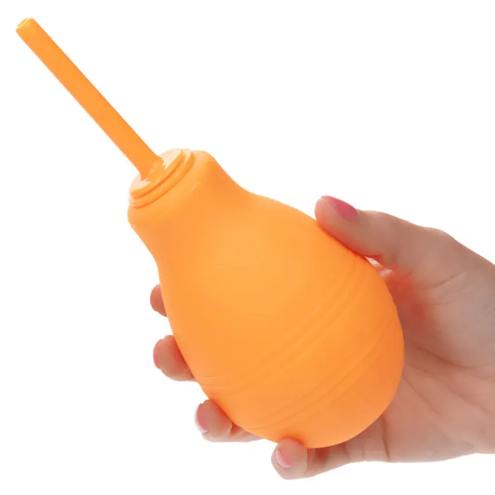 CalExotics Male Sex Toys Cheeky OneWay Flow Douche Orange