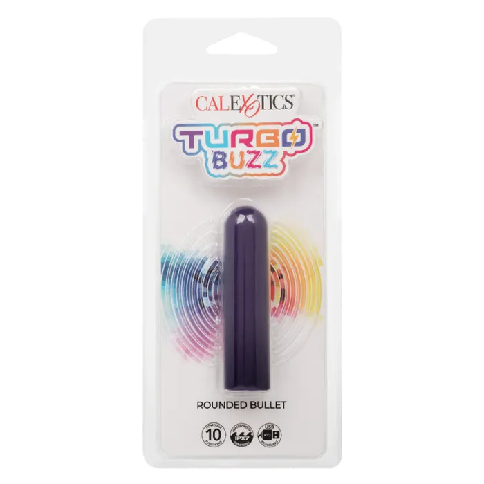 Calexotics Turbo Buzz Rounded Bullet Purple Vibrators